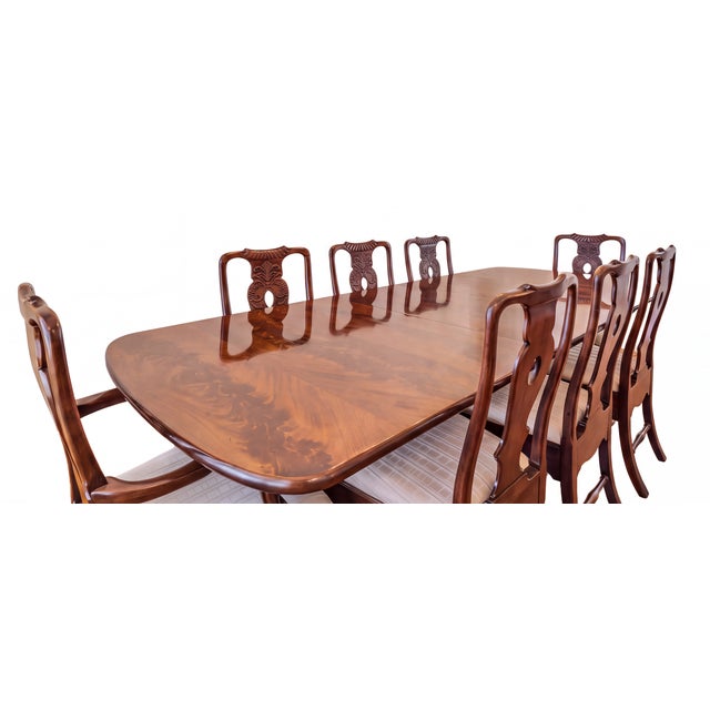Magnificent Henredon Aston Court dining suite purchased new on November 16, 1987 and held by a single owner. This...
