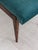 Italian Bench in Wood and Green Velvet, 1950s For Sale - Image 9 of 10