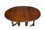 Antique British Oak Barley-Twist Drop-Leaf Gateleg Table, 1920s For Sale - Image 4 of 5