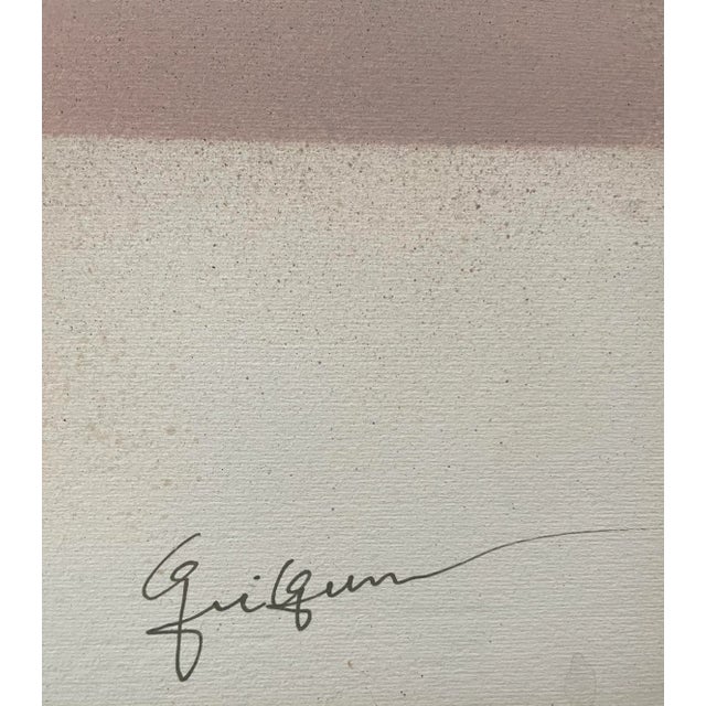 Vintage 1980s Postmodern Abstract Print Signed For Sale - Image 9 of 11