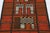 Hand-knotted in lush, high-pile wool in Sweden circa 1960-1970, this 2x5 vintage Swedish Rya runner rug is a bold new...