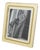 Umberto Mascagni Shiny Gilt Aluminum Picture Frame, Italy 1970s For Sale