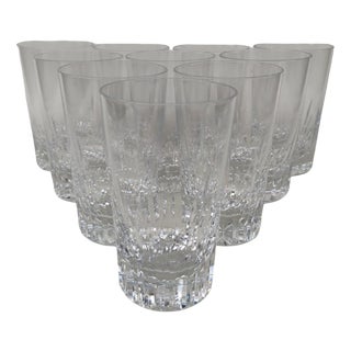 Vintage Crystal Goblets from Baccarat, 1970, Set of 10 For Sale