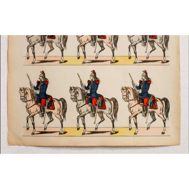 French 1880s - 1890s French Military Print - Imagerie d'Épinal #85 - Dragons For Sale - Image 3 of 3