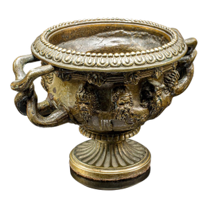 Small Antique Grand Tour Warwick Vase, Victorian, Italian Decor, Planter, c.1850
