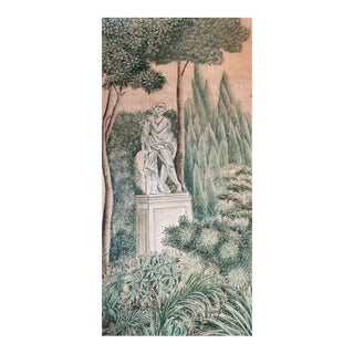 Iksel Bagatelle Scenic Garden Mural Wallcovering by Schumacher - Set of 8 For Sale