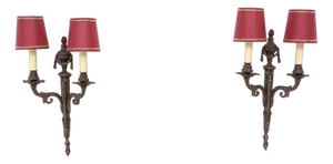 Louis XVI Style Bronze Sconces, 1978, Set of 2