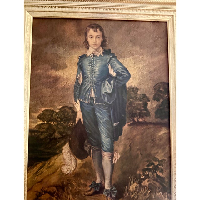 Mid 20th Century Thomas Gainsborough’s Blue Boy and Thomas Lawrence’s Pinkie Portrait Prints - Set of 2 For Sale - Image 9 of 12