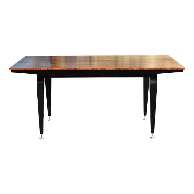Mid-Century French Rosewood Dining Table For Sale