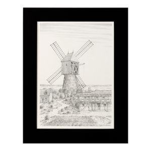Cal Nord, Denmark - Hyper Realistic Windmill Illustration by M Mayer