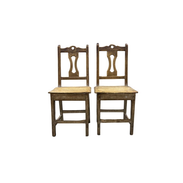 Antique Farmhouse Chair For Sale - Image 4 of 5