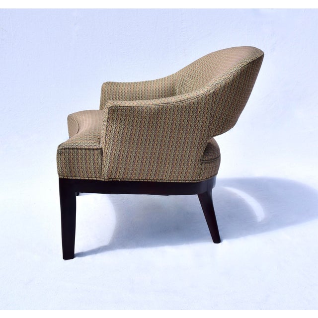 Thomas O'Brien Continental Club Chair in the Manner of Erwin Lambeth For Sale - Image 9 of 15