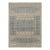 Rug & Kilim’s French Art Deco style rug in Blue & Cream Geometric Patterns - 7x9 For Sale