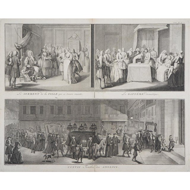 William Hogarth and J.V. Schley, Daily Life Scenes, Engraving For Sale - Image 12 of 12