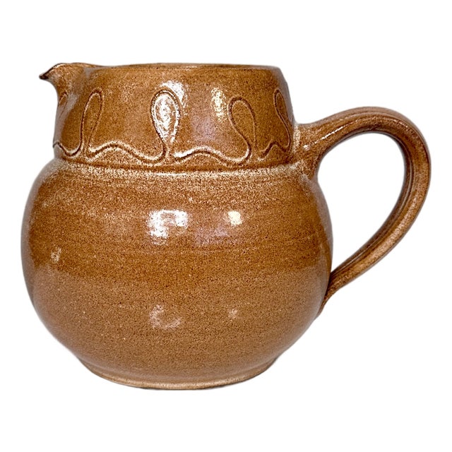 Modernist Studio Ceramic Art Jug Vase from Helma Klett, Germany, 1950s For Sale