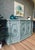 Vintage French Provincial Style Hand-Painted Sideboard With Embossed Drawers For Sale - Image 4 of 12