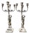 Antique Silver Plate Pair of English Candleabras For Sale