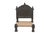 Indian Vintage Indian Carved Teakwood Pita Chair For Sale - Image 3 of 4