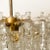Metal Ice Glass Light Fixtures, 2 Wall Scones and 2 Chandeliers from Kalmar, Set of 4 For Sale - Image 7 of 18