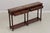 Mahogany 2 Drawer Marble Top Console Table For Sale - Image 4 of 17