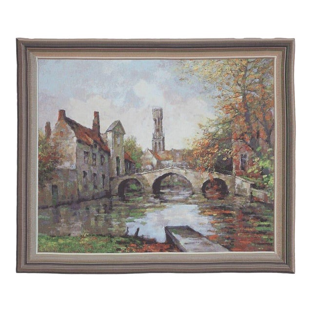 Bruge Lake of Love Loom Woven Tapestry - 92 X 107 Cm (3'0" X 3'6") - Requires Rod Size 3 For Sale