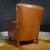Vintage Leather Brown Chair For Sale - Image 6 of 7