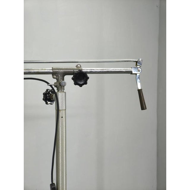 Industrial Czech Surgical Floor Lamp from Military Hospital, 1950s For Sale - Image 11 of 18