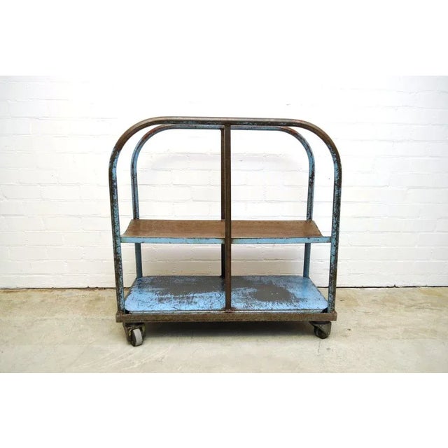 Mid-Century Industrial Trolley, 1950s For Sale - Image 9 of 9