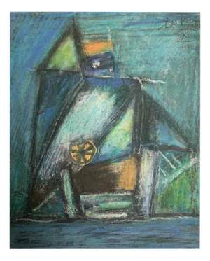 Eugeniusz Tukan-Wolski, L, Mixed Media on Paper