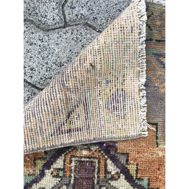 Handmade Turkish Floor Rug For Sale - Image 4 of 6