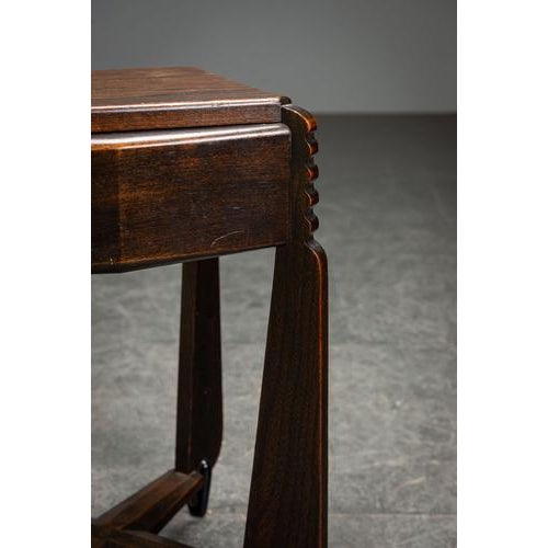 Amsterdamse School Side Table by Architect Christiaan Bartels I have official proof of authenticity such as vintage...
