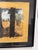Black Ohlun Framed Painting, Circa 1991 For Sale - Image 8 of 12