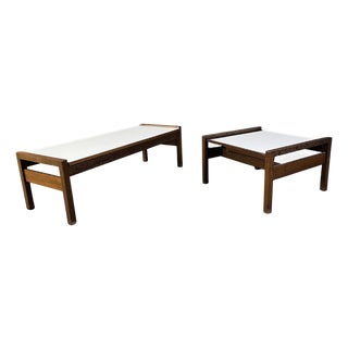 Belgian Coffee Tables in Wenge by Beaufort, 1960s, Set of 2 For Sale