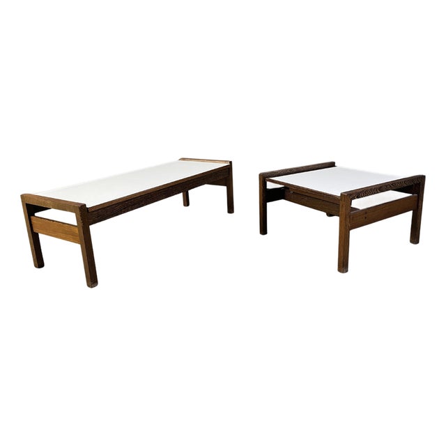 Belgian Coffee Tables in Wenge by Beaufort, 1960s, Set of 2 For Sale