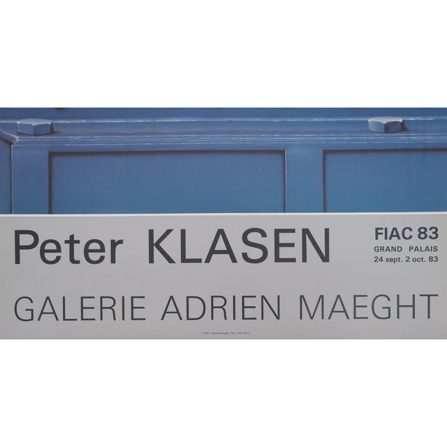 Fiac 1983 Poster after Peter Klasen For Sale - Image 6 of 8