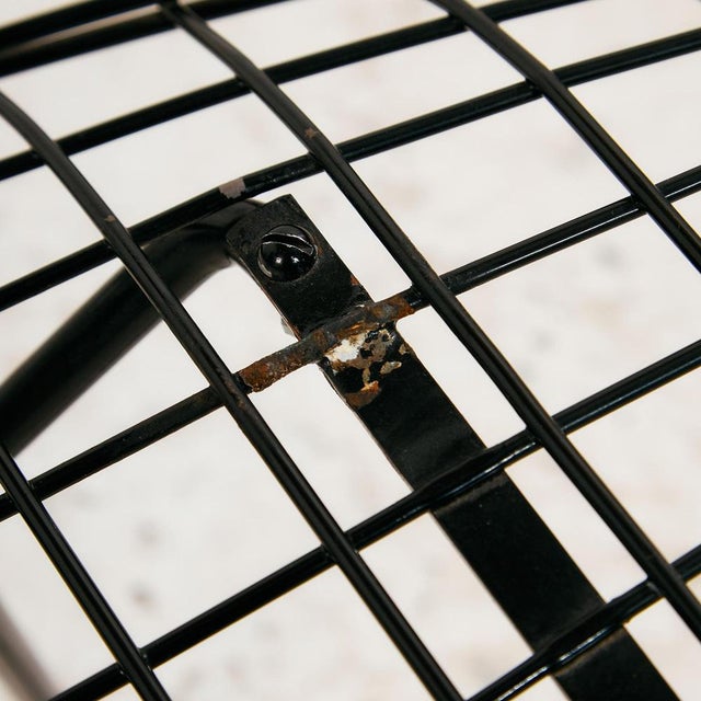 Black Set of Bird Chair and Ottoman by Harry Bertoia for Knoll For Sale - Image 8 of 18