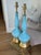 1950s 1950s Murano Empoli Blue Table Lamps - Pair For Sale - Image 5 of 5