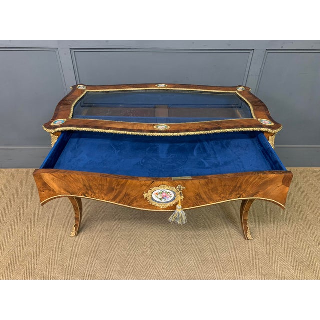 Wood Antique Jewelry Table, 1870s For Sale - Image 7 of 18