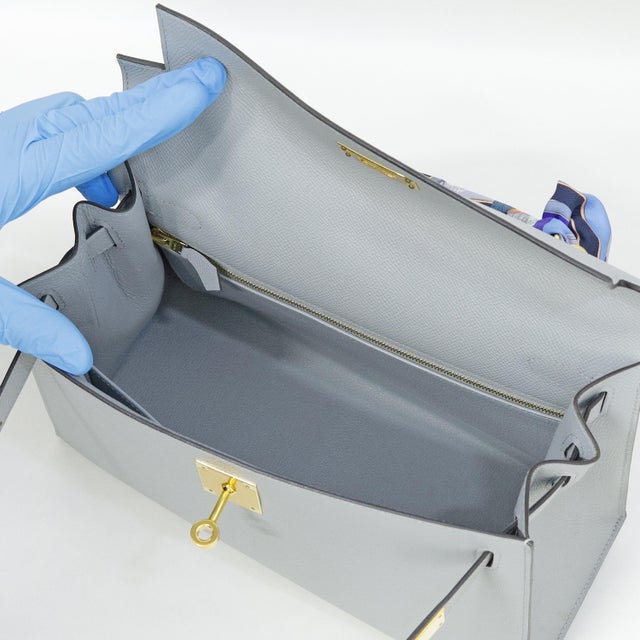 Sellier is the more demanding of the two Kelly constructions. The seams are stitched on the outside, so every edge is...