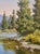 Wood David Chapple - Impressive Yosemite Landscape -California Impressionist Oil Painting For Sale - Image 7 of 12
