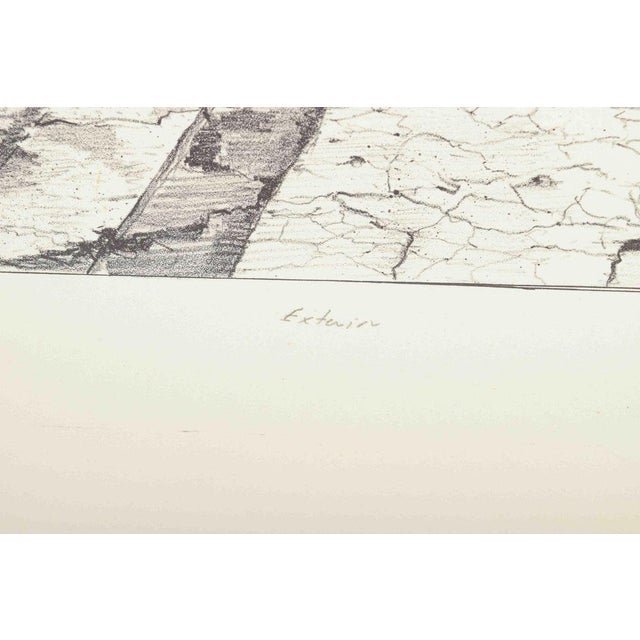 René Tancula, Composition with Architectural Motif, Etching on Paper For Sale - Image 5 of 7
