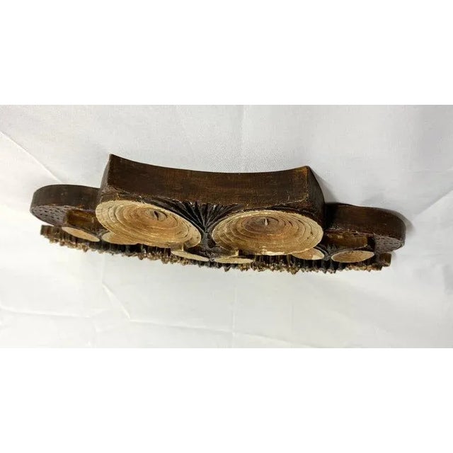 1970s Mid Century Owl Wall Sculpture For Sale - Image 5 of 18