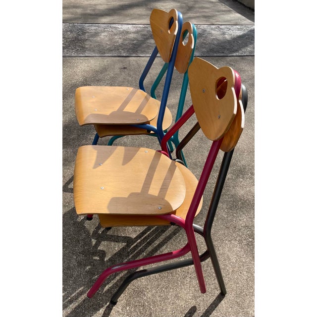 Vintage Danish Modern Style Dining Chairs - Set of 6 For Sale In Dallas - Image 6 of 9