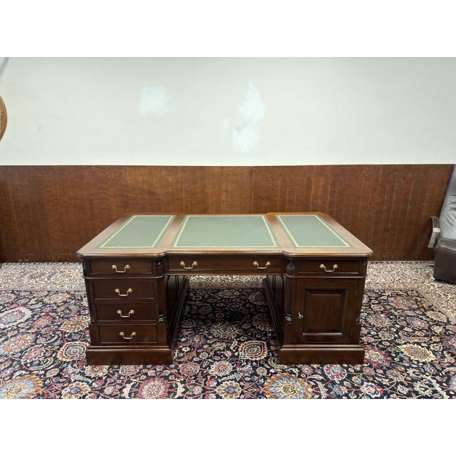 Vintage English Desk in Teak For Sale - Image 4 of 18