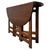 Antique Early 20th Century Arts and Crafts Oak Gateleg Side Table For Sale - Image 6 of 12