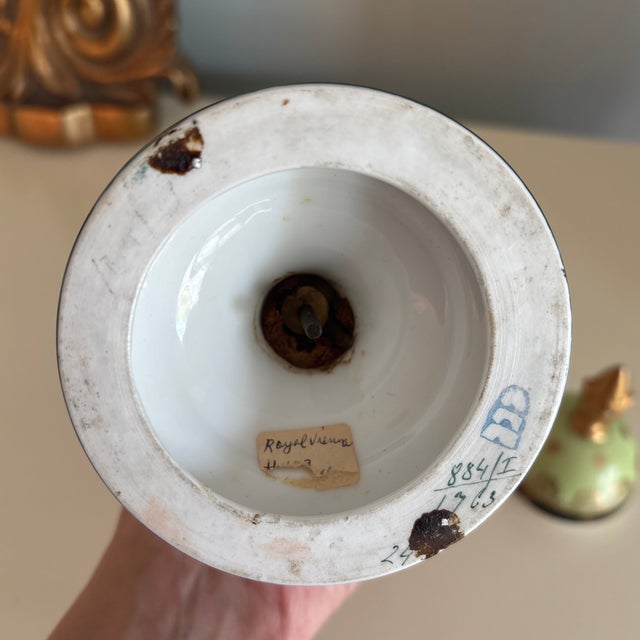Ceramic Royal Vienna Porcelain Urn For Sale - Image 7 of 8