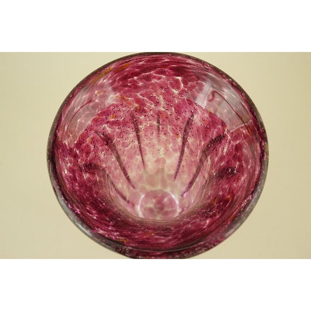 Vintage Murano Submerged Bubble Glass Vase by Ignoto, 1970s For Sale - Image 17 of 18