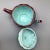 Blue Drip Tea Pot, Cups and Saucers, Plus Sugar Bowl by Allen’s of California - 12 Pieces For Sale - Image 8 of 13