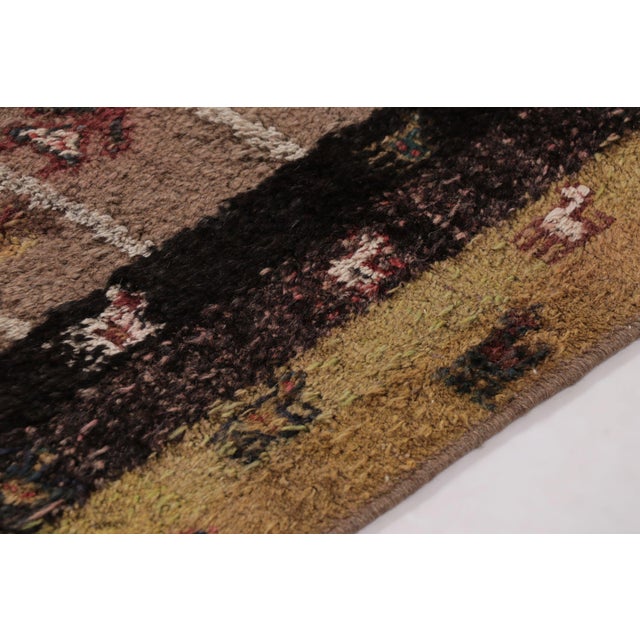 Traditional Vintage Turkish Kars Pictorial Rug With Tribal Animal Motifs - Rug & Kilim For Sale - Image 3 of 9