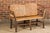 Vintage Old Hickory Hoop Settee with Woven Rattan Back and Seat For Sale In Atlanta - Image 6 of 12